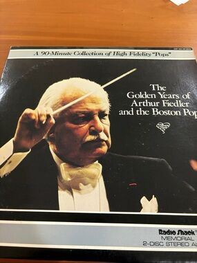 Arthur Fiedler’s and Boston Pops set of 2 LP records.